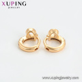 96889 xuping 18kgold cor banhado hoop crianças brincos jóias